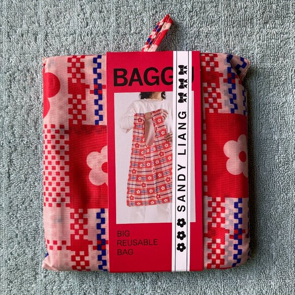 NWT Standard Baggu - Flower Market Plaid (Sandy Liang Collab) - Picture 6 of 6
